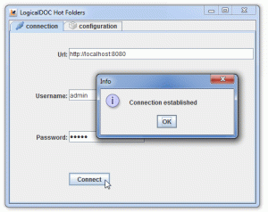 connection settings